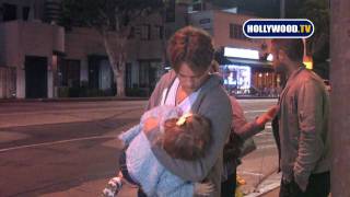 Larry Birkhead And Daughter Dannielynn On Sunset Blvd [upl. by Tormoria]