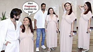 Pregnant Devoleena Bhattacharjee FIRST Public Appearance With Shy Husband Shanwaz Shaikh 🔥💃 [upl. by Sigfried]