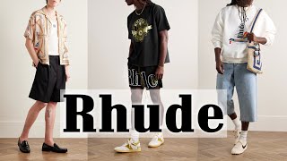 Rhude Fashion Lookbook How to Style the Most Iconic Pieces [upl. by Tersina]