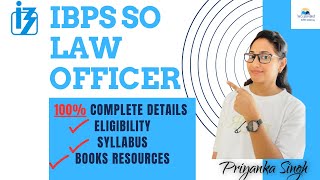 IBPS SO LAW OFFICER I Eligibility I Resources I All Doubts Cleared [upl. by Bartholemy615]