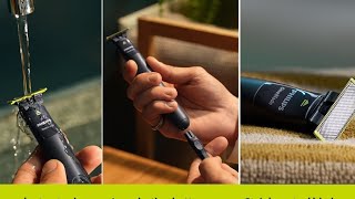 Philips QP142410 OneBlade Trimmer amp Scraper with 2 Combs  Unboxing  greatindianfestivalsale [upl. by Luis]