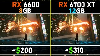 RX 6600 vs RX 6700 XT in 2023  GPU Price vs Performance Scaling  10 Latest AAA Games Tested [upl. by Johnsten925]