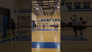 Volleyball Spike Practice Watch These Girls Power Up Their Hits Spike Drills Outsidehitter spike [upl. by Yekciv]