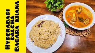 hyderabadi gosh ka dalcha and bagara khana recipe tastyfood foodtastyrecipescooking hyderabadi [upl. by Seem]