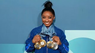 Simone Biles Admits Exhaustion After 2024 Paris Olympics – Struggles and Silver Medal Performance [upl. by Nakashima]