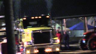 Hank Oester Fulton County Mcconnellsburg Pa Hot Semi Truck Pull 101813 3rd Hook [upl. by Gerdy125]