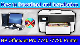 How to Download amp install HP OfficeJet Pro 7740 printer Usb Driver on WindowsHP 7720 driver setup [upl. by Assiram]