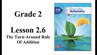 Grade 2 Lesson 26 The TurnAround Rule of Addition [upl. by Tullusus786]