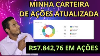 MINHA CARTEIRA DE INVESTIMENTOS  CARTEIRA DE AÇÕES [upl. by Hgielar]