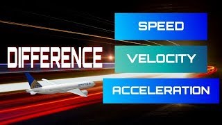 Difference between speed velocity and acceleration  Explain in hindi [upl. by Emmalee349]