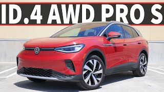 2022 VW ID4 AWD PRO S Review  Form over Function [upl. by Trella]