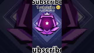 Platinum se diamond 1 subscribe please 🥺🥺❤️ [upl. by Philippine]