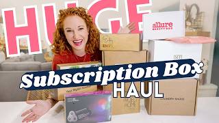 Monthly Subscription Box Haul [upl. by Toomay915]