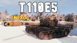 World of Tanks T110E5  4 Kills 105K Damage [upl. by Lemcke]