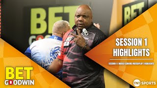 LEONARD GATES SOULGERS ON🔥🇺🇸  Highlights  2024 Bet Goodwin Seniors Darts Match Play  Session 1 [upl. by Eelyam]