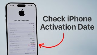 How To Check ANY iPhone Activation Date [upl. by Eimoan]