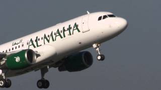 Al Maha Airways Airbus A320 test flight [upl. by Ducan]