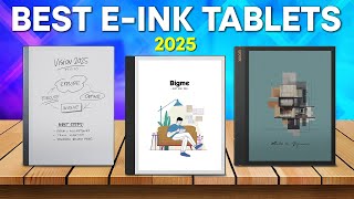 Top 5 Best EInk Tablets in 2025 – Perfect for Readers and NoteTakers [upl. by Johannah]