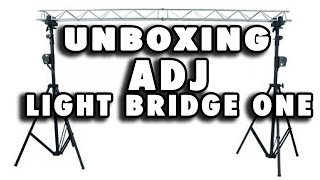 UNBOXING the ADJ LIGHT BRIDGE ONE TRUSS SYSTEM [upl. by Llerahc]