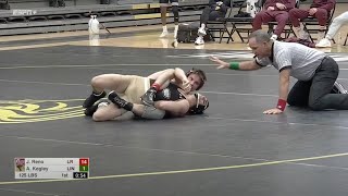 125lbs Jeremiah Reno Little Rock vs Austin Kegley Lindenwood [upl. by Enorel]