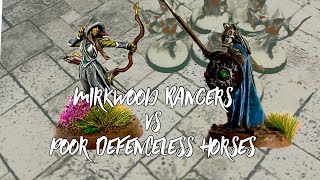 MESBG Battle Report 350 Points Rohan vs Mirkwood Rangers [upl. by Joceline25]