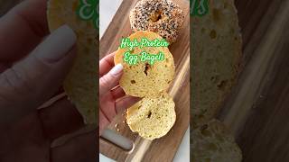 High Protein Egg Bagels 🥯 [upl. by Alurd]