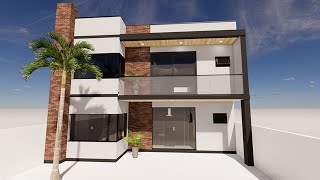 Edicula 2 andares  120m²  Proj Blumenau [upl. by Klein]