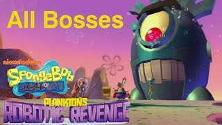 SpongeBob SquarePants Planktons Robotic Revenge  All Bosses ᴴᴰ [upl. by Akapol717]