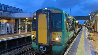 Class 377101 and 377154 depart Polegate [upl. by Jeanna]