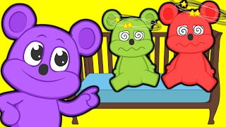 🌟 CINCO BEBÉS 🌟 con los OSITOS GOMINOLA  Dibujos y Canciones Infantiles en Español [upl. by Nyltiac]