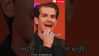 Andrew Garfield about his kiss with Ryan Reynolds at global awards at Graham Norton entertainment [upl. by Wandie271]