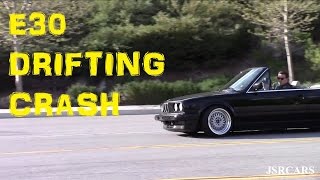 Crashing The E30 How Not To Drift [upl. by Doelling]