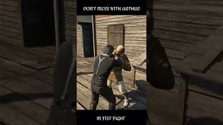 ARTHURS INSANE BRUTAL FIST FIGHT yt shorts rdr2 [upl. by Nyral]