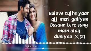 Bulave tujhe yaar aaj meri galiyan full song lukka chuppi song lyrics akhil new song [upl. by Garrek]