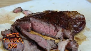 How to Reverse Sear a Ribeye Steak  White Thunder BBQ [upl. by Gladi]