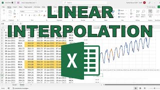 Linear Interpolation in Excel  Fill in Missing Values [upl. by Aicenod]