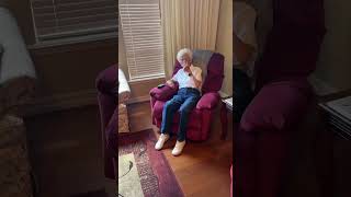 Fart Spray Prank on Grandma😭shortsprankgranny [upl. by Anaitit585]