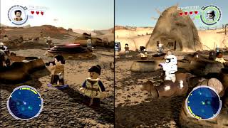 Poe Dameron vs Stormtrooper on Jakku in Lego Star Wars The Force Awakens [upl. by Devin]