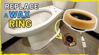 How To Replace Toilet Wax Ring [upl. by Ttennaj]