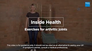 Arthritic joint exercises  Inside Health  Bupa Health [upl. by Litnahs]