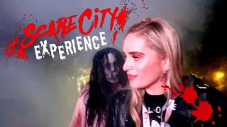 Scare City At Camelot Park N Party 2022 FULL Walkthrough  Vlog [upl. by Pilif925]