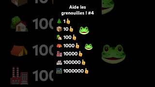 Aide les grenouilles  4 🐸 shorts grenouille important [upl. by Aicatsanna]