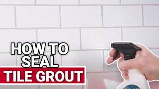 How To Seal Tile Grout  Ace Hardware [upl. by Grassi]