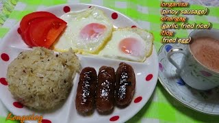 quotLongsilog quotlonganisa sinangag itlog [upl. by Yknip]