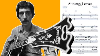 Autumn Leaves  Pat Martino Transcription [upl. by Nav461]