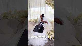 This bride got expensive gifts worth over 30k weddingdress brideandgroom bridetobe [upl. by Sauer388]