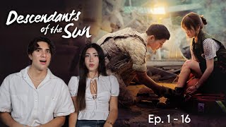 Descendants Of The Sun Ep 1  16 FULL KDRAMA REACTIONREVIEW [upl. by Ahsilyt]