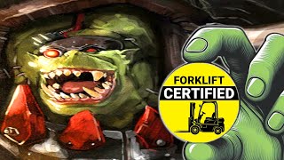 Ghazghkull becomes FORKLIFT CERTIFIED  a Warhammer 40k story [upl. by Fabe172]