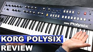 KORG POLYSIX  Synth Review Sounds amp Demo [upl. by Nanette]