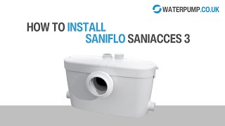 How to connect a SHOWER to a up flush Toilet Saniflo [upl. by Maxey]